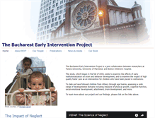 Tablet Screenshot of bucharestearlyinterventionproject.org